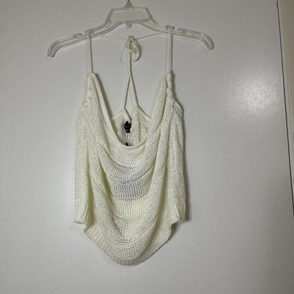 NWT JLUXLABEL ava sweater knit plunge camisole ivory white size medium - Picture 6 of 6